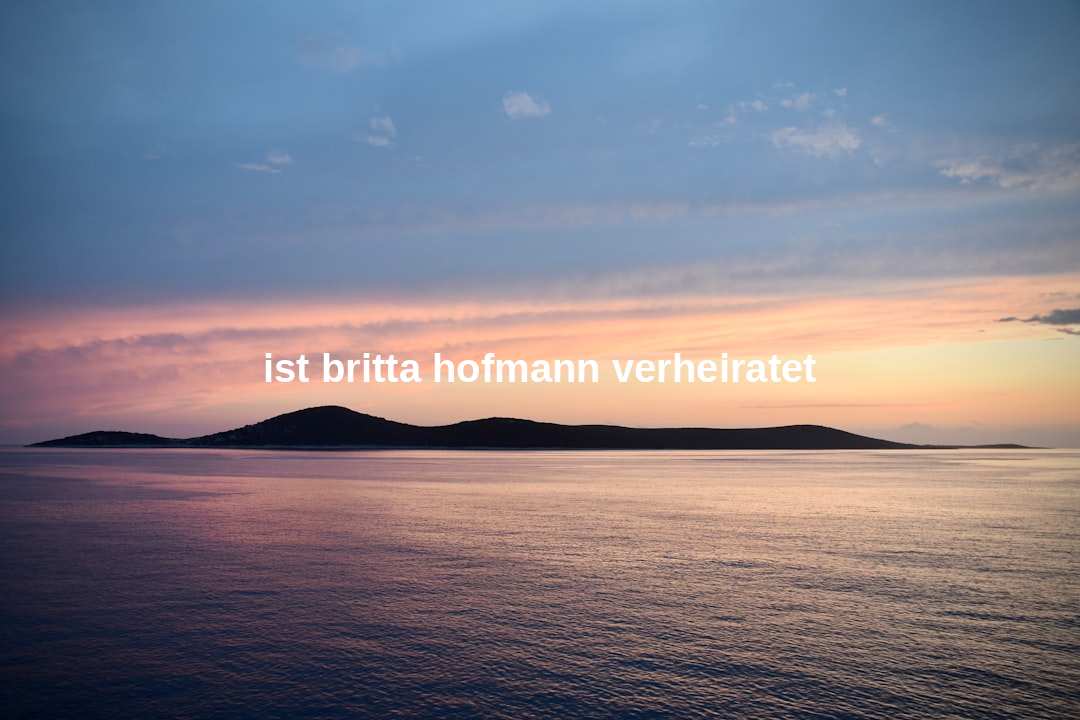 ist britta hofmann verheiratet